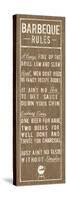 Barbeque Rules-The Vintage Collection-Stretched Canvas
