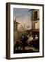 Barber, Painting by Giovanni Michele Granieri (1736-1778), Italy, 18th Century-null-Framed Giclee Print