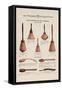 Barber's Neck Dusters and Bath Brushes-null-Framed Stretched Canvas