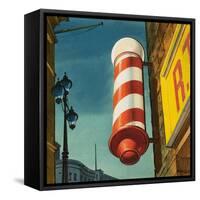 Barber's Pole-null-Framed Stretched Canvas