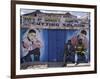 Barber's Shop in a Small Trading Centre Near Iringa in Southern Tanzania-Nigel Pavitt-Framed Photographic Print