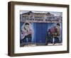 Barber's Shop in a Small Trading Centre Near Iringa in Southern Tanzania-Nigel Pavitt-Framed Photographic Print