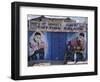 Barber's Shop in a Small Trading Centre Near Iringa in Southern Tanzania-Nigel Pavitt-Framed Photographic Print