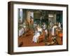 Barber's Shop with Monkeys and Cats-Abraham Teniers-Framed Giclee Print