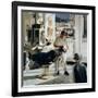 Barber Shop, 1994-Max Ferguson-Framed Giclee Print