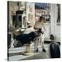 Barber Shop, 1994-Max Ferguson-Stretched Canvas
