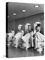 Barber Shop for Los Alamos Residents-Alfred Eisenstaedt-Stretched Canvas