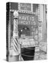 Barber Shop in the Bowery-null-Stretched Canvas