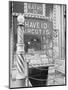 Barber Shop in the Bowery-null-Mounted Photographic Print