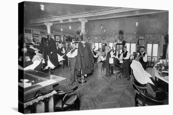 Barber Shop Montmartre-null-Stretched Canvas