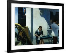 Barber Shop-Edward Hopper-Framed Giclee Print