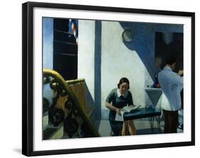 Barber Shop-Edward Hopper-Framed Giclee Print