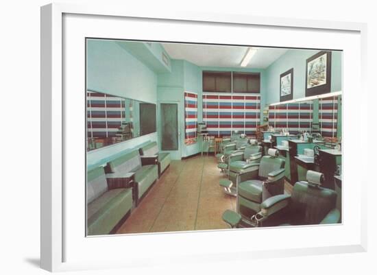 Barber Shop-null-Framed Art Print