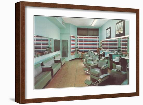 Barber Shop-null-Framed Art Print