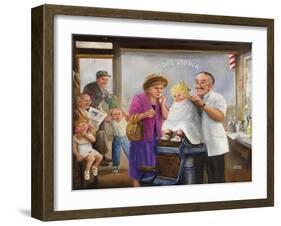 Barber Shop-Dianne Dengel-Framed Giclee Print