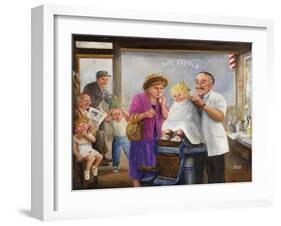 Barber Shop-Dianne Dengel-Framed Giclee Print