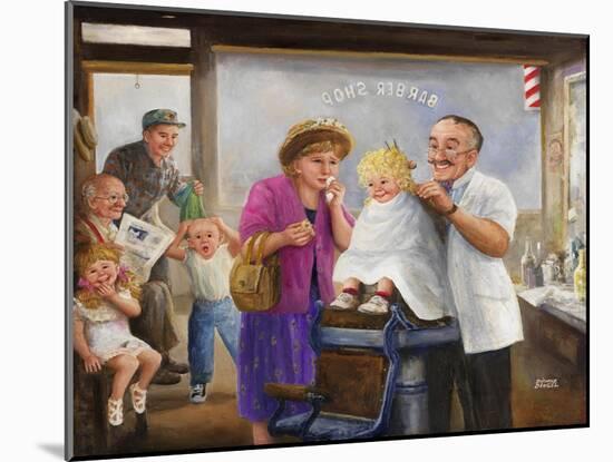 Barber Shop-Dianne Dengel-Mounted Giclee Print