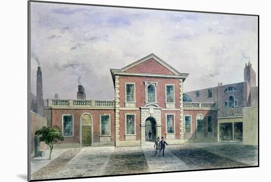 Barber Surgeons Hall, 1846-Thomas Hosmer Shepherd-Mounted Giclee Print