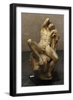 Barberini Faun. a Sleeping Satyr. About 220 BC. Greek Baroque. Roman Copy. Glyptothek. Munich-null-Framed Giclee Print