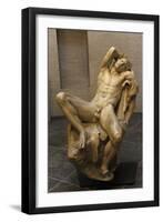 Barberini Faun. a Sleeping Satyr. About 220 BC. Greek Baroque. Roman Copy. Glyptothek. Munich-null-Framed Giclee Print