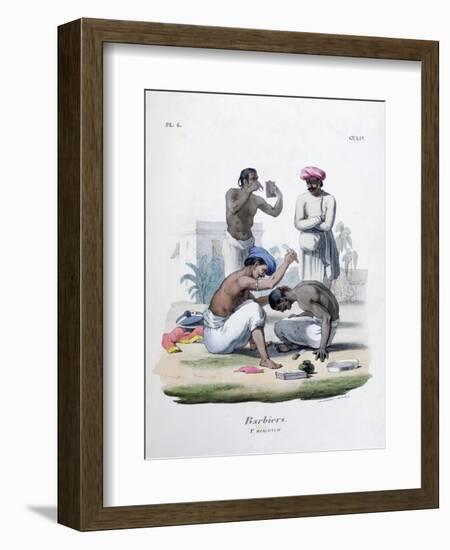 Barbers, 1828-Marlet et Cie-Framed Giclee Print