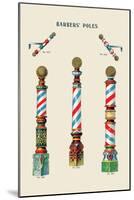 Barbers' Poles-null-Mounted Art Print