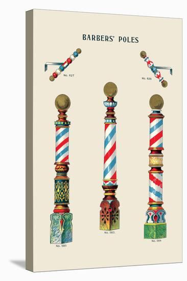 Barbers' Poles-null-Stretched Canvas