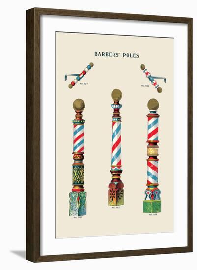Barbers' Poles-null-Framed Art Print