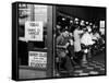 Barbershop at Down Town Hair School-Alfred Eisenstaedt-Framed Stretched Canvas