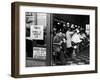 Barbershop at Down Town Hair School-Alfred Eisenstaedt-Framed Premium Photographic Print