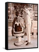 Barbershop IV, 2010-Max Ferguson-Framed Stretched Canvas