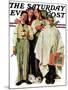 "Barbershop Quartet" Saturday Evening Post Cover, September 26,1936-Norman Rockwell-Mounted Giclee Print