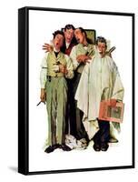 "Barbershop Quartet", September 26,1936-Norman Rockwell-Framed Stretched Canvas