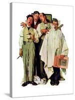 "Barbershop Quartet", September 26,1936-Norman Rockwell-Stretched Canvas