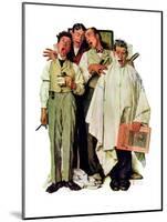 "Barbershop Quartet", September 26,1936-Norman Rockwell-Mounted Giclee Print