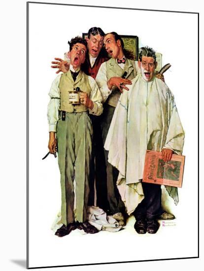 "Barbershop Quartet", September 26,1936-Norman Rockwell-Mounted Giclee Print