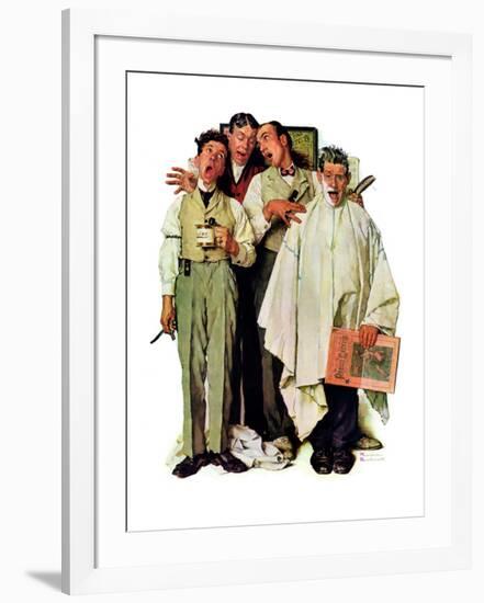 "Barbershop Quartet", September 26,1936-Norman Rockwell-Framed Giclee Print