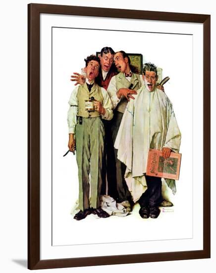 "Barbershop Quartet", September 26,1936-Norman Rockwell-Framed Giclee Print