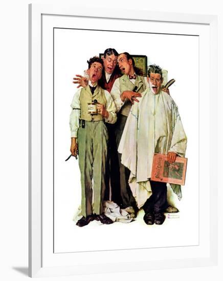 "Barbershop Quartet", September 26,1936-Norman Rockwell-Framed Giclee Print