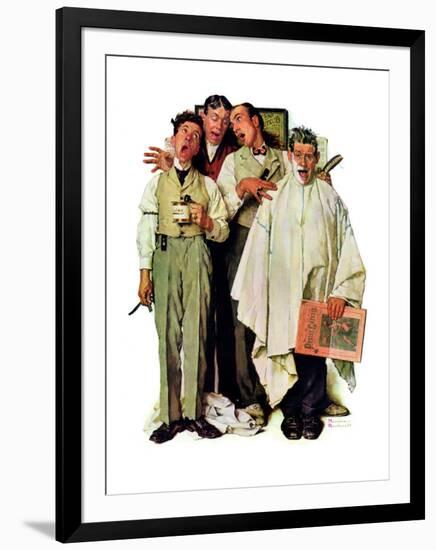 "Barbershop Quartet", September 26,1936-Norman Rockwell-Framed Giclee Print