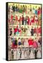 Barbie Doll Collection, Retro-null-Framed Stretched Canvas