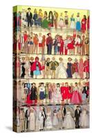 Barbie Doll Collection, Retro-null-Stretched Canvas