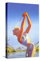 Barbie Playing Golf-null-Stretched Canvas