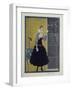 Barbier Black Dress-Vintage Apple Collection-Framed Giclee Print