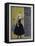 Barbier Black Dress-Vintage Apple Collection-Framed Stretched Canvas
