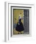 Barbier Black Dress-Vintage Apple Collection-Framed Giclee Print