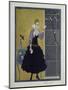 Barbier Black Dress-Vintage Apple Collection-Mounted Giclee Print