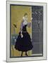 Barbier Black Dress-Vintage Apple Collection-Mounted Giclee Print