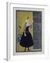 Barbier Black Dress-Vintage Apple Collection-Framed Giclee Print