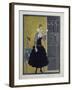 Barbier Black Dress-Vintage Apple Collection-Framed Giclee Print